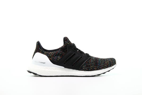 Ultra boost core sale black active red